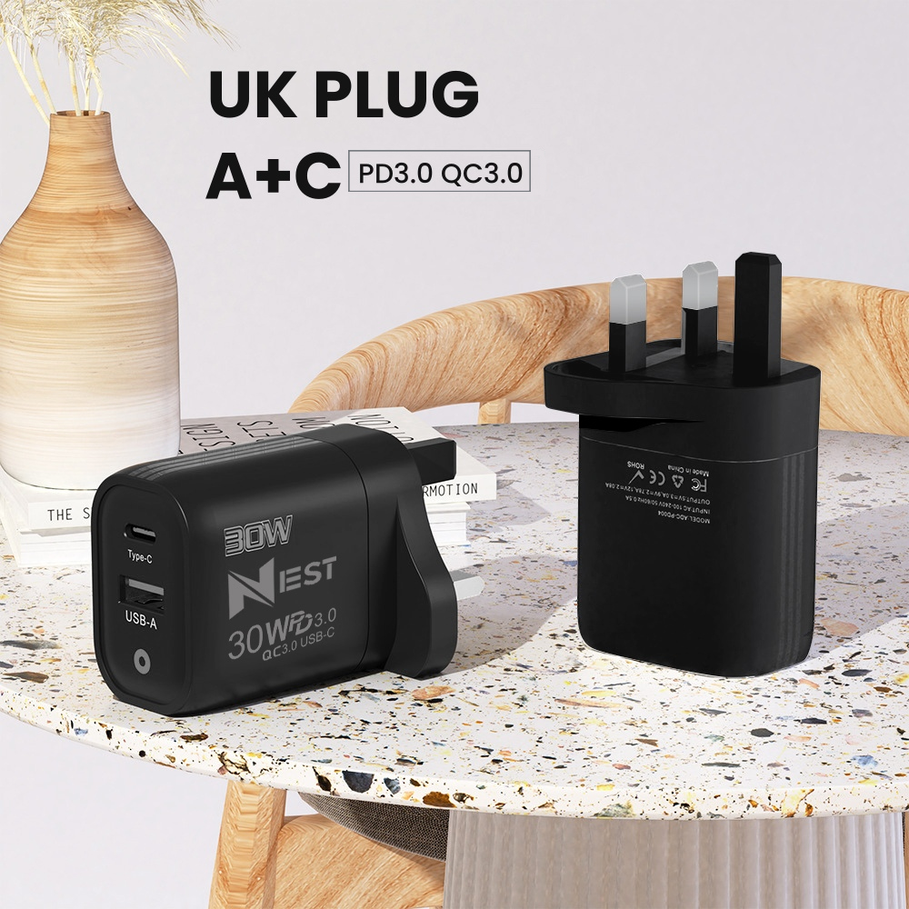 Power Up Your Devices with the 22.5W Fast Charging USB-C PD Wall Charger for iPhone 15/16 & Samsung Galaxy